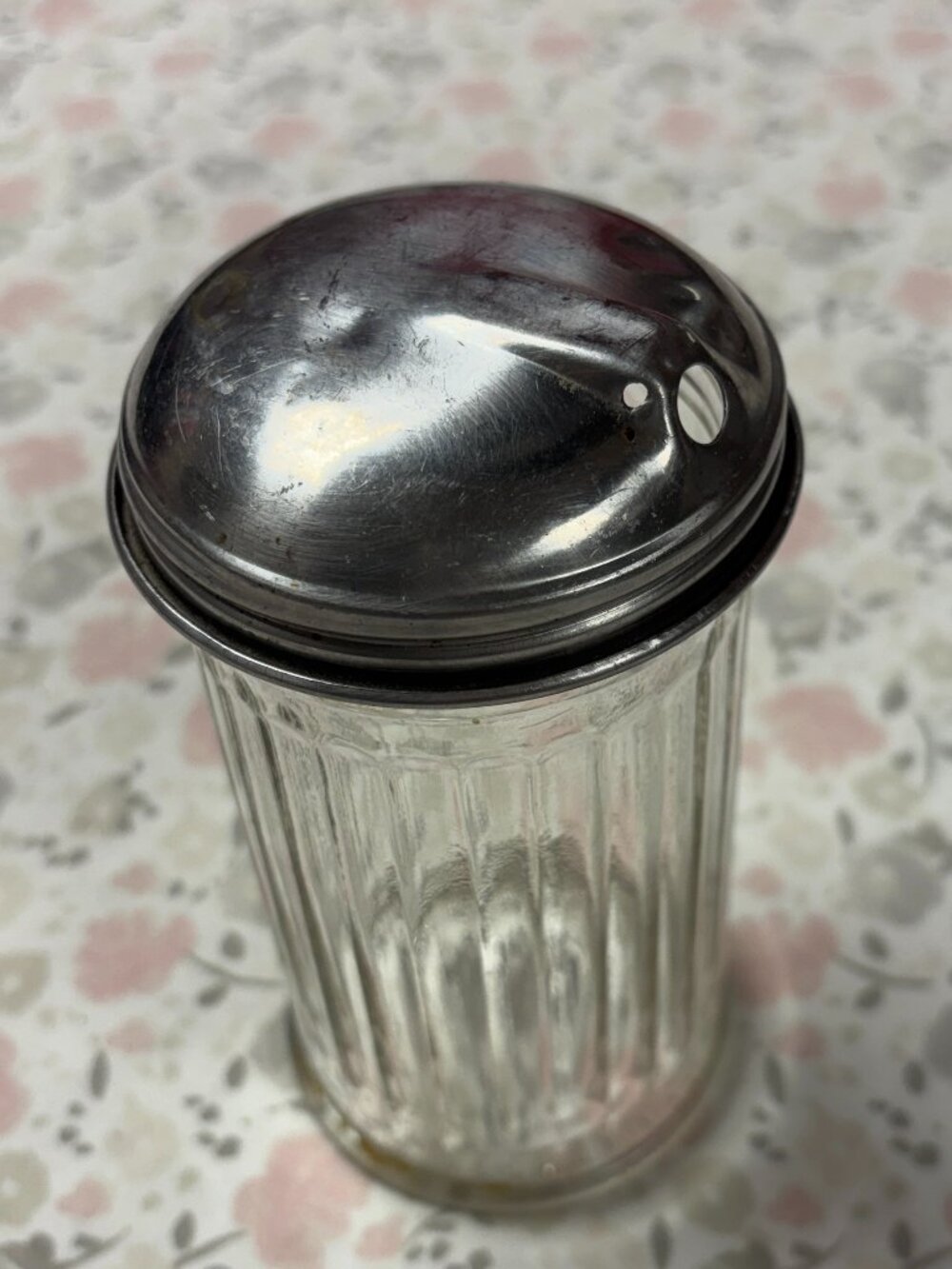 Shaker - Sugar, Red Pepper Flakes, Cheese - Missing Flap - Vintage